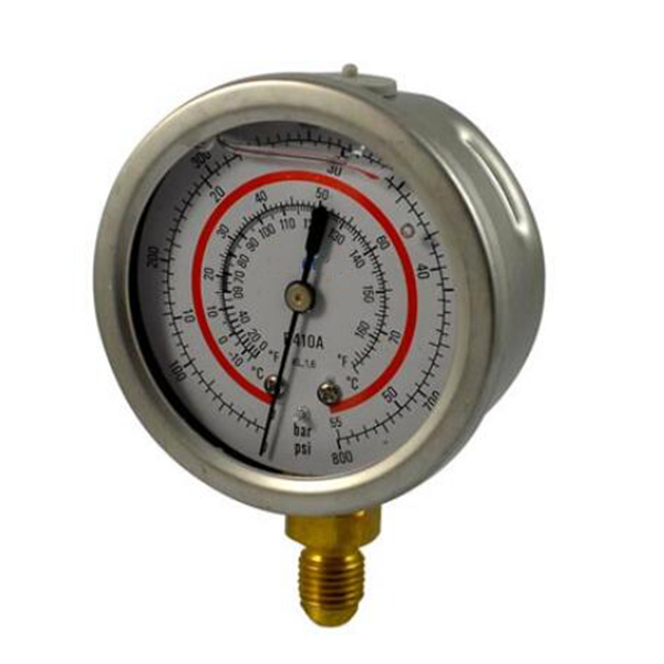 Oil filled pressure gauge