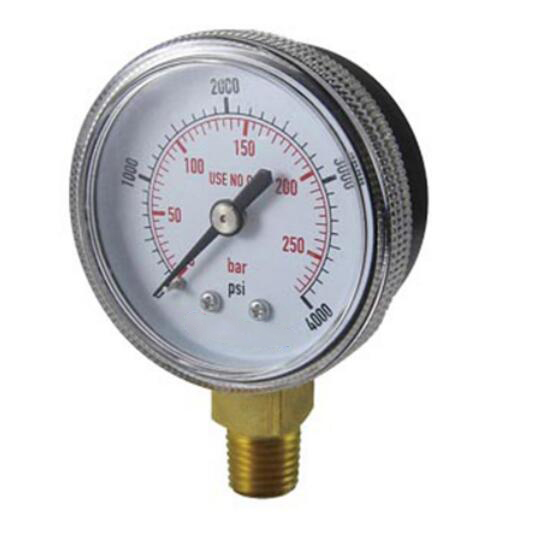 Acetylene pressure gauge